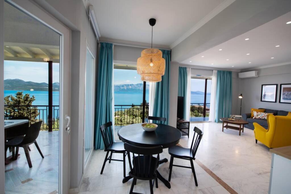 דירות 2Br House In Nikiana With Stunning Sea View מראה חיצוני תמונה